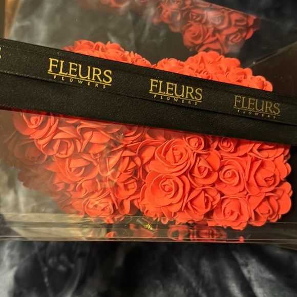 Fleurs rose 🌹 teddy bear - Picture 3 of 3